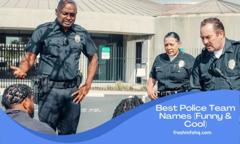 Best Police Team Names (Funny & Cool)
