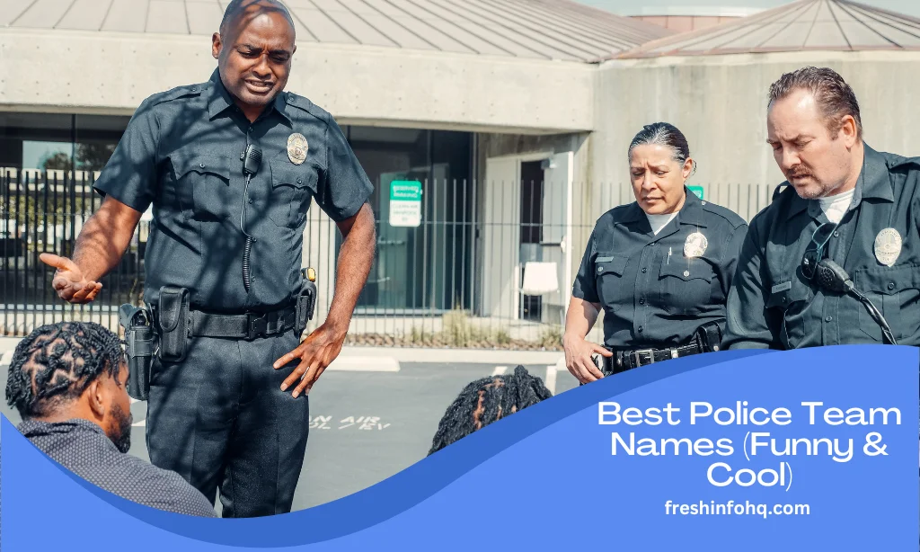 Best Police Team Names (Funny & Cool)