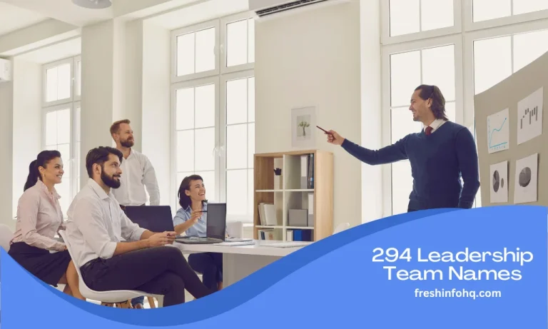 294 Leadership Team Names