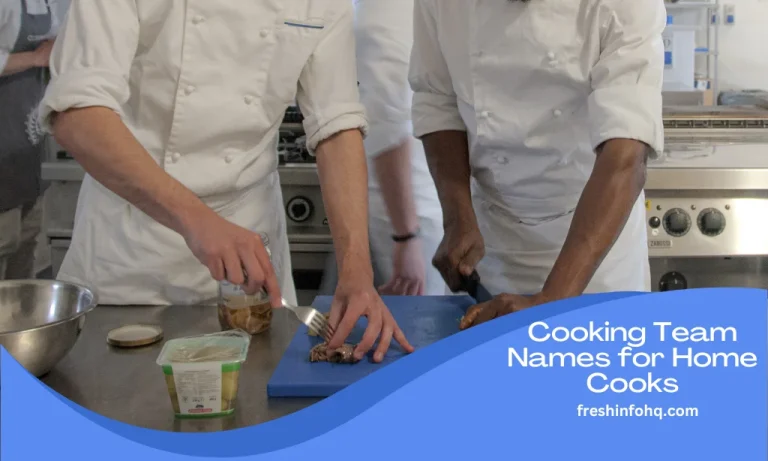 Cooking Team Names for Home Cooks