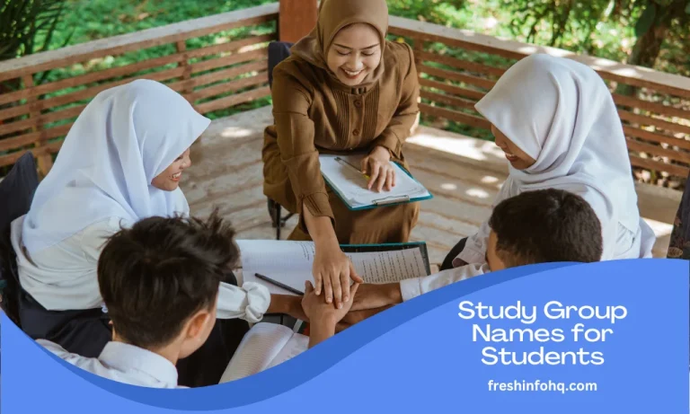 Study Group Names for Students