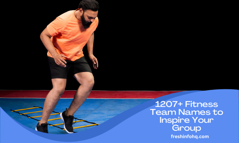 1207+ Fitness Team Names to Inspire Your Group