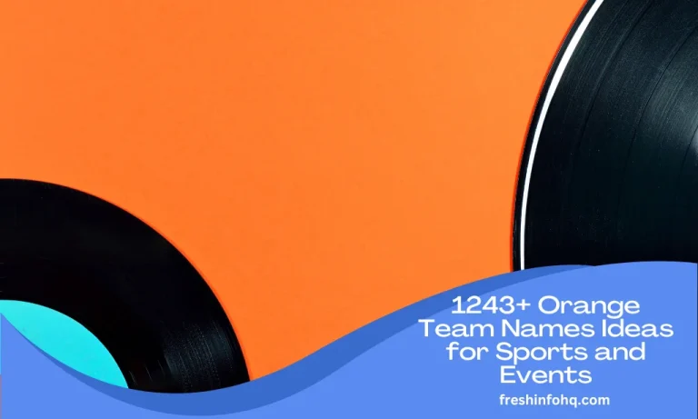 1243+ Orange Team Names Ideas for Sports and Events