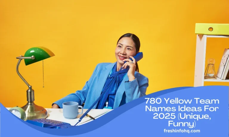 780 Yellow Team Names Ideas For 2025 (Unique, Funny)